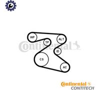 VRIBBED BELT SET 6PK1873K1 FOR SKODA FABIA/II/Combi/Praktik RAPID/Spaceback 1.2L