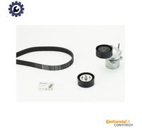 Multi-ribbed V-belt kit incl. tensioner pulley 6PK2030K2 CONTINENTAL CTAM