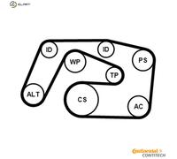 CONTITECH 6PK2271K1 V-Ribbed Belt Set