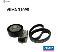 V-Ribbed Belt Set SKF VKMA 31098 Fits Audi Seat Skoda VW A1 A3 Alhambra Altea