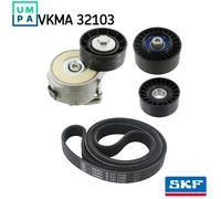 SKF VKMA 32103 V-Ribbed Belt Set