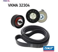 SKF VKMA 32304 V-Ribbed Belt Set