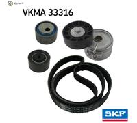 SKF VKMA 33316 V-Ribbed Belt Set