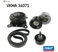 SKF VKMA 34071 V-Ribbed Belt Set