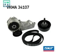 V-Ribbed Belt Set SKF VKMA 34107 Fits Ford Focus Tourneo Connect Transit Connect
