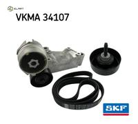 V-Ribbed Belt Set SKF VKMA 34107 Fits Ford Focus Tourneo Connect Transit Connect