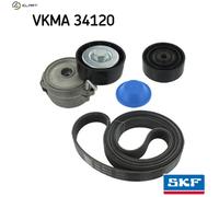 SKF VKMA 34120 V-Ribbed Belt Set