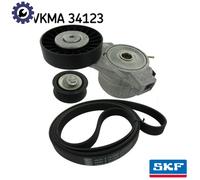 SKF VKMA 34123 V-Ribbed Belt Set
