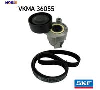 Multi-ribbed V-belt kit VKMA 36055 SKF for RENAULT NISSAN DACIA