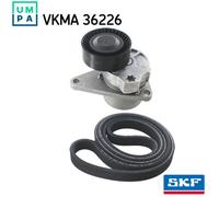 V-Ribbed Belt Set SKF VKMA 36226 Fits Volvo C70 S40 S60 S70 S80 V40 V70 XC70