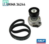 SKF V-Ribbed Belt Set VKMA 36244 - Fits Volvo S60 S80 V60 V70 XC60 XC70 - 5 Ribs