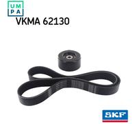 SKF V-Ribbed Belt Set VKMA 62130 - 7-rib - Fits Nissan Juke, Sunny, Tiida, Almera, Latio, Sentra