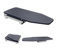 Vrietina Retractable Foldable Ironing Board, 180° Swivel Pull Out Ironing Board Closet Sliding Out Space Saving with Removable Heat Resistant Ironing Board Cover