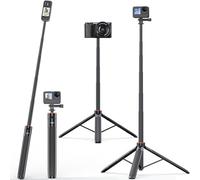 VRIG 140 cm Extendable Selfie Stick Tripod for GoPro, Action Cam Tripod