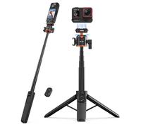 VRIG 21" Magnetic Tripod for Insta360 X5 ACE Pro 2 with Remote Controller,Extension Rod Mini Quick Release Table Desk Portable Handle Grip Stand with Cold Shoe for Insta360 X5/X4 Air/ACE PRO