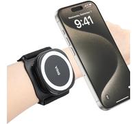 VRIG 360 Rotatable Magnetic Wristband Phone Holder, Wristband Cell Phone Holder, Magnetic Phone Holder, Compatible with magsafe iPhone 16 15 14 13 12 Pro Max Plus Mini
