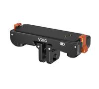 VRIG AC-39 Magnetic Quick Release Mount for Insta 360 GO 3 / GO 3S, Action Camera Adapter with Charging Port, 1/4" Thread & 2 Zag Mount for Tripods & Selfie Sticks