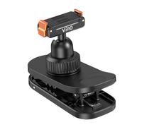 VRIG Backpack Strap Mount for Action Camera, 360 Backpack Shoulder Clamp Mount with Quick-Release Adapter for DJI Osmo Action 6/5 Pro/ 4/3/ Osmo Nano (AC-99 Osmo-Action Base)