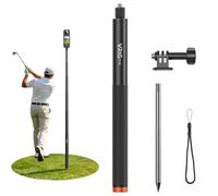 VRIG Golf Monopod Invisible Selfie Stick with Ground Spike Stakes,160cm Extended Pole for Insta360 X5/X4 Air Luna Ultra,Go Pro Hero 13/12/Max2,DJI OSMO Action 6/5/4,OSMO 360 Pocket 3/4,AKASO 360