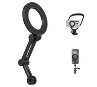 VRIG Magnetic Phone Tripod Mount for Mag Safe, MG-27 Three-Section Foldable Tripods Phone Holder Cellphone Attachment for Tripod/Neck Mount, for iPhone 16 15 14 13 12
