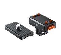 VRIG Magnetic Quick Release Mount for Insta360 X5/X4 Air/ACE/ACE PRO/ACE PRO2, Magnetic Mount Metal Connection with 1/4" Screw Adapter for Insta360 X4/X3/ONE RS 360 Degree Version/ONE RS Twin/ONE X2