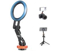 VRIG MG-28 Magnetic Phone Tripod Mount, Cold Shoe Phone Mount for Mag Safe for iPhone 16 15 14 13 12 Series, 360° Rotation & Foldable & Metal Phone Camera Mount for Tripods, Cameras