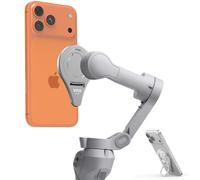 VRIG OM Magnetic Mount Phone Holder Clamp for DJI Osmo Mobile 8P/8/7P/6/5/4 | for Mag safe Quick Release Adapter Magnet Clip Clamp with Finger Ring Stand for OM Gimbal Stabilizer Accessories