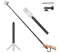 VRIG TP-13 52inch Invisible Selfie Stick for Insta360 X5, with 1/4" Scerw Extended Monopod Pole for DJI Action 5Pro/4/3, Insta360 X5 X4 X3,Ace Pro,GO 3/X3/ONE RS,ONE X2/ONE X/GO 2/ONE R/ONE