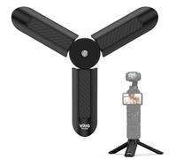 VRIG TP05S Mini Tripod for DJI OSMO Pocket4 & Pocket3,Portable Pocket Stand Desk Small Handheld Selfie Stick with 1/4" Screw Vlog for insta360 X5/X4/X3 /DJl Osmo Action 6/5Pro/4/3