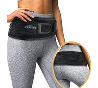Vriksasana Posture Sacroiliac Hip Belt for Women and Men That Alleviates Sciatic, Pelvic, Lower Back, Leg and Sacral Nerve Pain Caused by Si Joint Dysfunction| (Black, Plus)