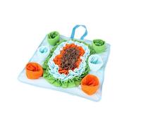VRILU Pet Snuffle Mat, Sniff Mat for Dogs, Interactive Feed Puzzle for Boredom, Encourages Natural Foraging Skills for Cats Rabbits Dogs, Enrichment Pet Foraging Mat for Smell Training, Slow Eating