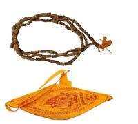 Vrinda Articles Original Tulsi Mala, Beads for Prayer Puja, 108+1 Beads of 5-6 mm Necklace for Men and Women, Size 21 inch.