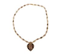 Vrinda Articles Original Tulsi Mala Radha Krishna Pendant, Necklace for Men, Women, Boys and Girls.