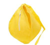 Vrindavanstore.in Original Yellow Japa Mala Bag - Durable Cotton Chanting Bag with Secure Zip Pocket - Ideal for Mantra Chanting and Meditation (Pack of 1), Yellow, One Size