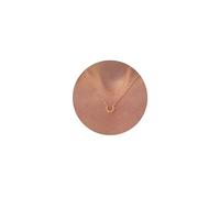 VRIUA Sun Necklace for Women,Dainty Gold Necklace,18k Gold Filled Lotus Flower Pendant Necklace Simple Jewelry Everyday for Girls, Brass, No Gemstone