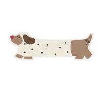 Vriusi Dachshund Door Mat, Washable Dog Rug, Adorable Dachshund Fuzzy Rugs, Irregular Shaped Rug, Front Door Mat for Home, Living Room Carpet, Decorative Dachshund Area Rug for Dog Lovers