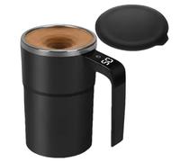 Vriusi Electric Mixing Cup, Automatic Coffee Mug, Rechargeable Stirring Mug, Coffee Cup Mixer with Rechargeable Battery, LCD Display, and Electric Mixer for Coffee, and Milk (1 Piece)