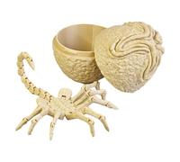 Vriusi Integrated Movable Facehugger, Printed Decoration, Movable Animal Toy, Printed Multi-Jointed Classic Movie Character, Creative Desktop Ornament, Alien Egg Printed Toy, Car Ornament