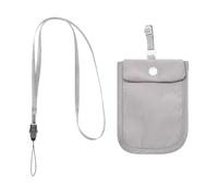 Vriusi Invisible Washable Underwear Bra Bag, Secret Stash Pocket With Adjustable Elastic Strap, Under Clothes Adjustable Money Belt Pouch, Secret Travel Pocket for Passport, Money and Valuables, Gray,