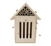 Vriusi Wooden Garden Shed - Natural Wooden Butterfly Box | Outdoor Garden Box - and Stylish Garden Decoration to Enhance Your Own