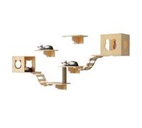 VRKRTVBLB Cat Shelves and Perches for Wall Cat Wall Steps Set