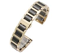 VRKRTVBLB Quick Release Cerami Stainless Steel Watch Band 14-22mm Universal for Men Women(4,18mm)