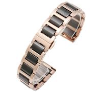 VRKRTVBLB Quick Release Cerami Stainless Steel Watch Band 14-22mm Universal for Men Women(6,15mm)