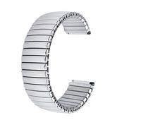 VRKRTVBLB Stainless Steel Elastic Watch Band 16mm 18mm 20mm 22mm Universal Watch Band Unisex(Silver,22mm)