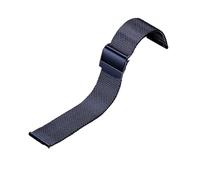 VRKRTVBLB Stainless Steel Mesh Watch Strap 8-24mm Unisex Wristband Replacement Metal Woven Suitable Smart Quartz Traditional(Blue,24mm)