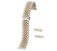 VRKRTVBLB Stainless Steel Metal Watch Band 12-22mm Men Women With Curved Ends Suitable For Smart Quartz(D,22mm)