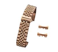 VRKRTVBLB Stainless Steel Metal Watch Band 12-22mm Men Women With Curved Ends Suitable For Smart Quartz(F,13mm)