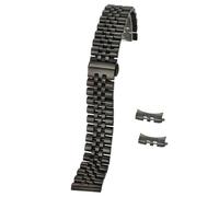 VRKRTVBLB Stainless Steel Metal Watch Band 12-22mm Men Women With Curved Ends Suitable For Smart Quartz(B,14mm)