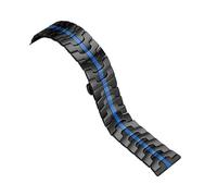 VRKRTVBLB Stainless Steel Metal Watch Strap 20mm 22mm Universal Strap Folding Buckle for Men Women(14,22mm)