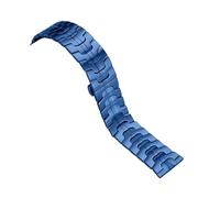 VRKRTVBLB Stainless Steel Metal Watch Strap 20mm 22mm Universal Strap Folding Buckle for Men Women(17,20mm)